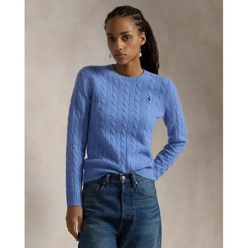 Load image into Gallery viewer, RALPH LAUREN Cable-Knit Wool-Cashmere Jumper
