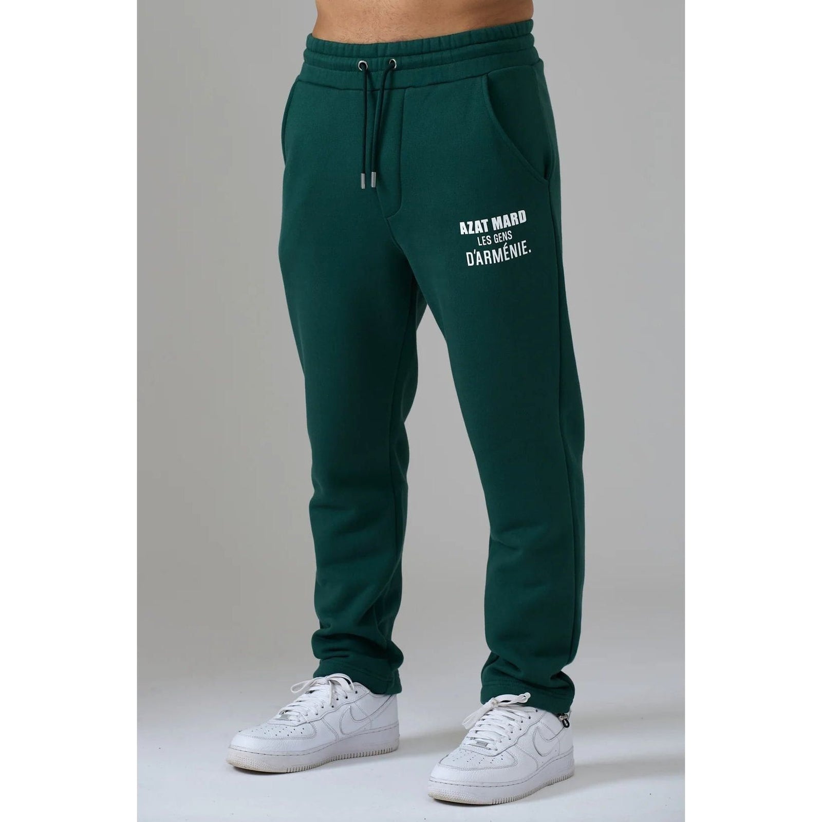 AZAT MARD LES GENS WASHED NAVY JOGGERS