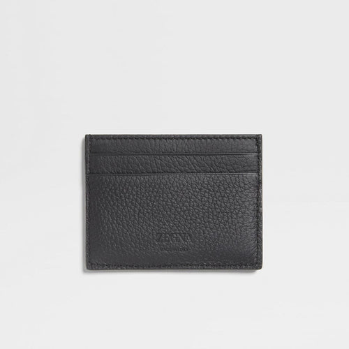 Load image into Gallery viewer, ZEGNA BLACK DEERSKIN CARD CASE
