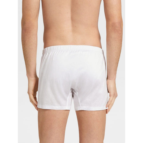 Load image into Gallery viewer, ZEGNA WHITE FILOSCOZIA COTTON BOXER
