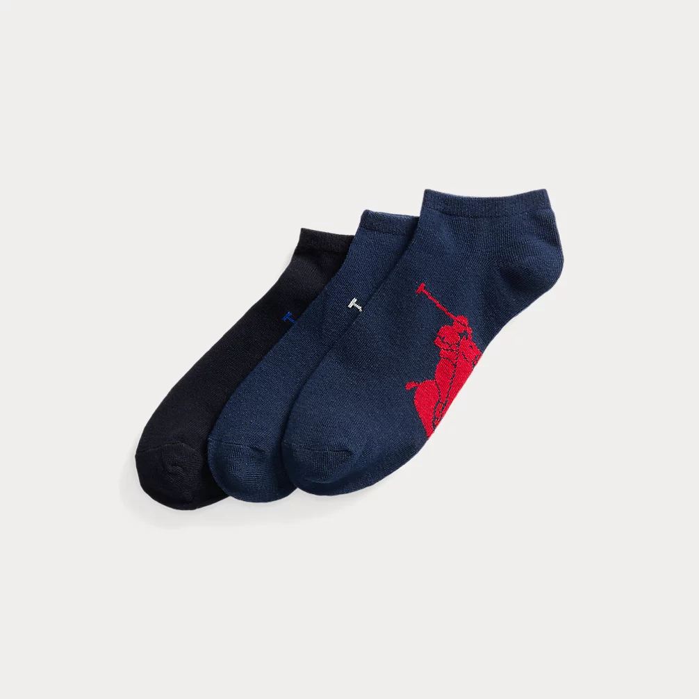 POLO RALPH LAUREN BIG PONY SOCK 3-PACK