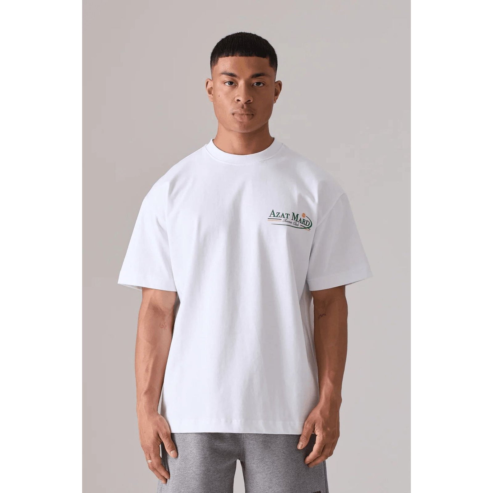 AZAT MARD WHITE TENNIS CLUB T-SHIRT