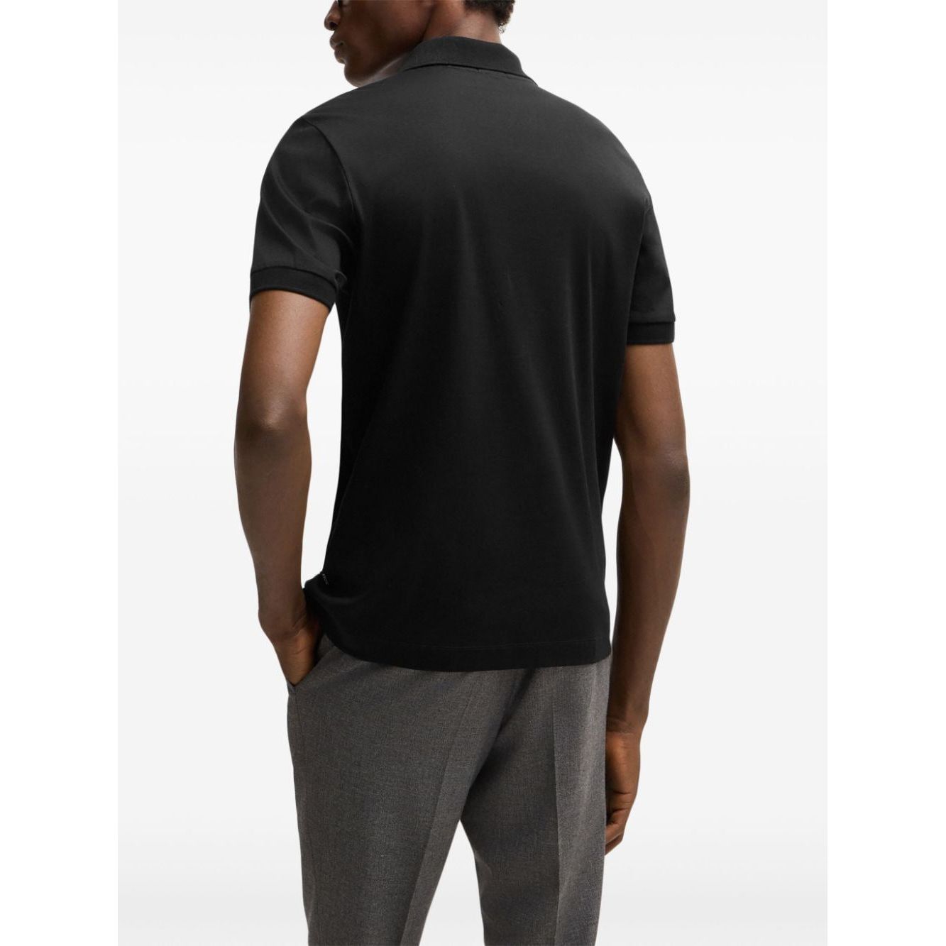 BOSS SLIM-FIT MERCERIZED COTTON POLO SHIRT