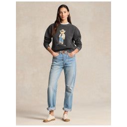 RALPH LAUREN  Polo Bear round neck sweatshirt