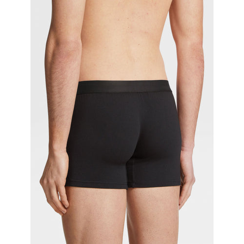 Load image into Gallery viewer, ZEGNA BLACK STRETCH MODAL BOXERS
