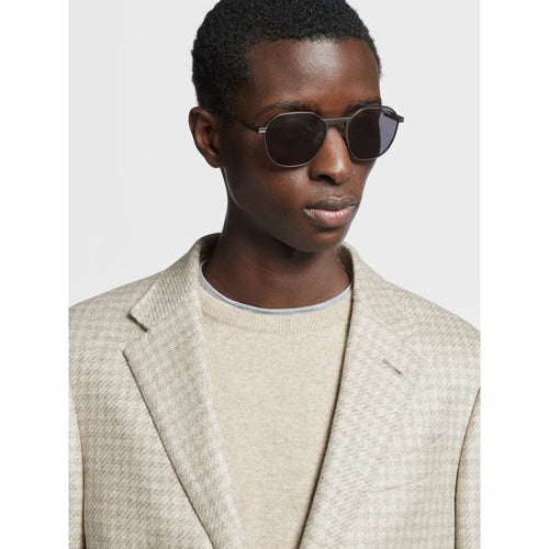 Load image into Gallery viewer, ZEGNA GUNMETAL METAL SUNGLASSES
