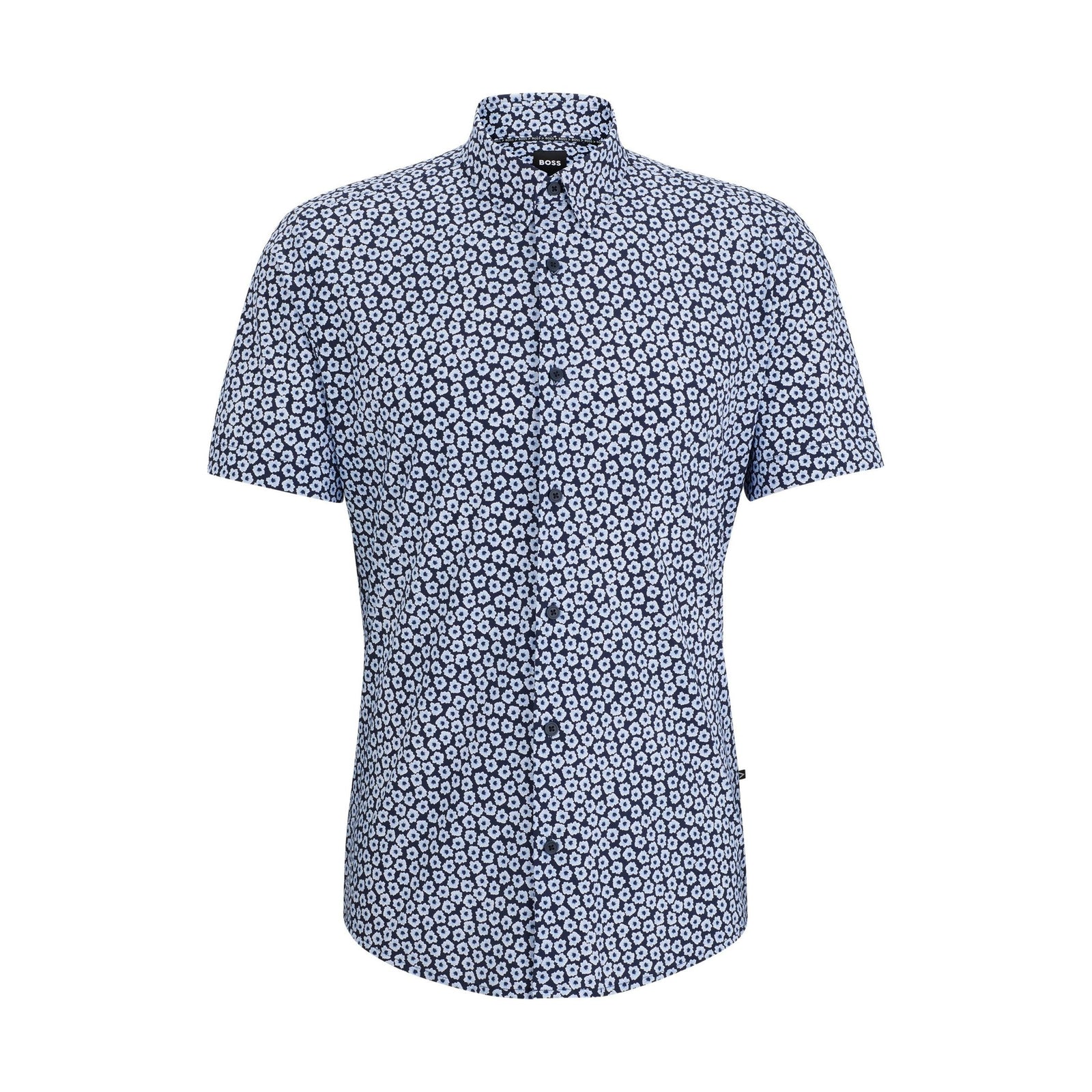 BOSS SLIM-FIT SHIRT IN PRINTED PERFORMANCE-STRETCH JERSEY - Yooto