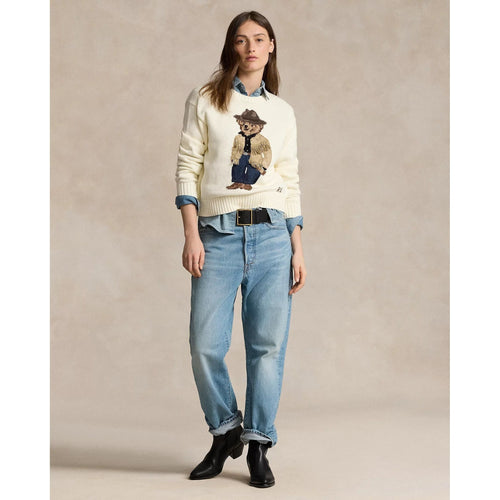 Load image into Gallery viewer, POLO RALPH LAUREN POLO BEAR COTTON CREWNECK JUMPER
