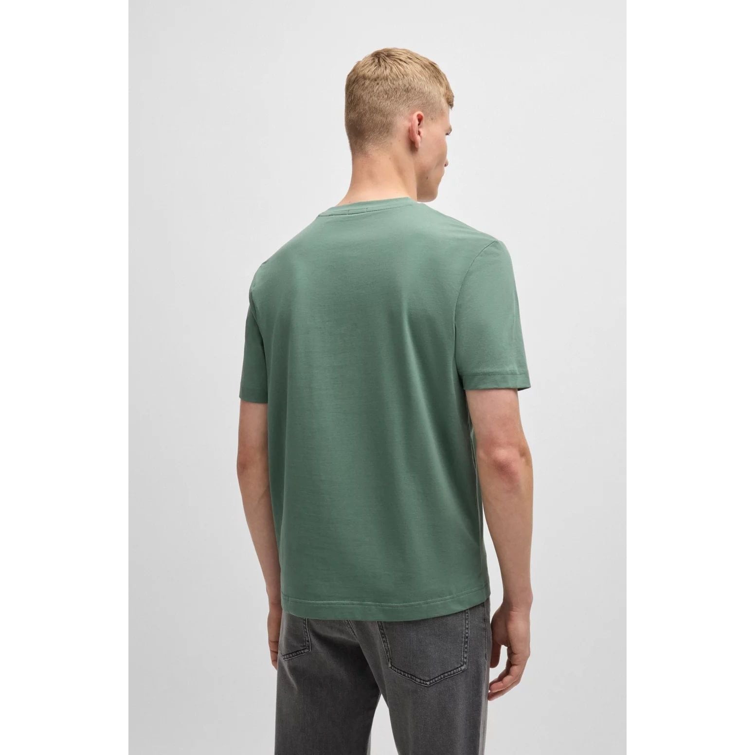 BOSS RELAXED-FIT T-SHIRT IN STRETCH COTTON WITH LOGO PRINT