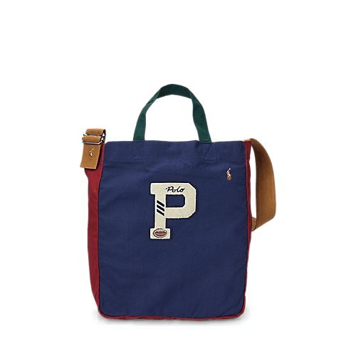 Load image into Gallery viewer, RALPH LAUREN Colour-Blocked Canvas Shopper Tote
