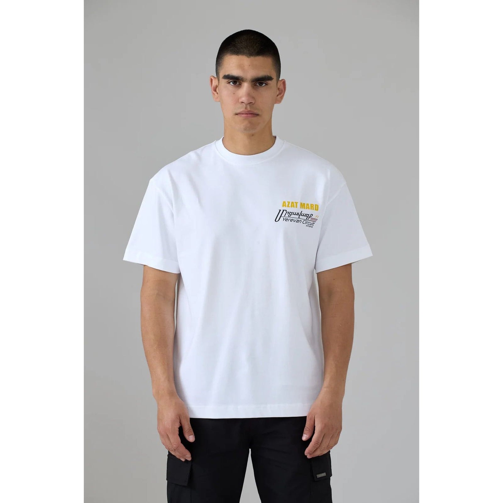 AZAT MARD BLACK YEREVAN RACING T-SHIRT