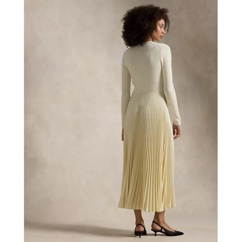 Load image into Gallery viewer, RALPH LAUREN Jumper-Bodice Long-Sleeve Dress
