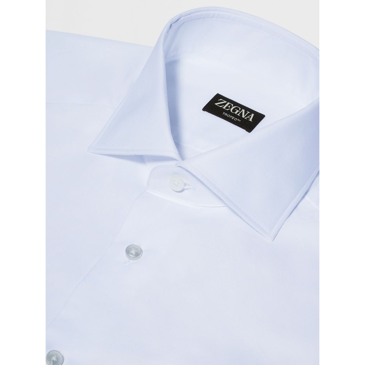 ZEGNA WHITE TROFEO™ COTTON SHIRT