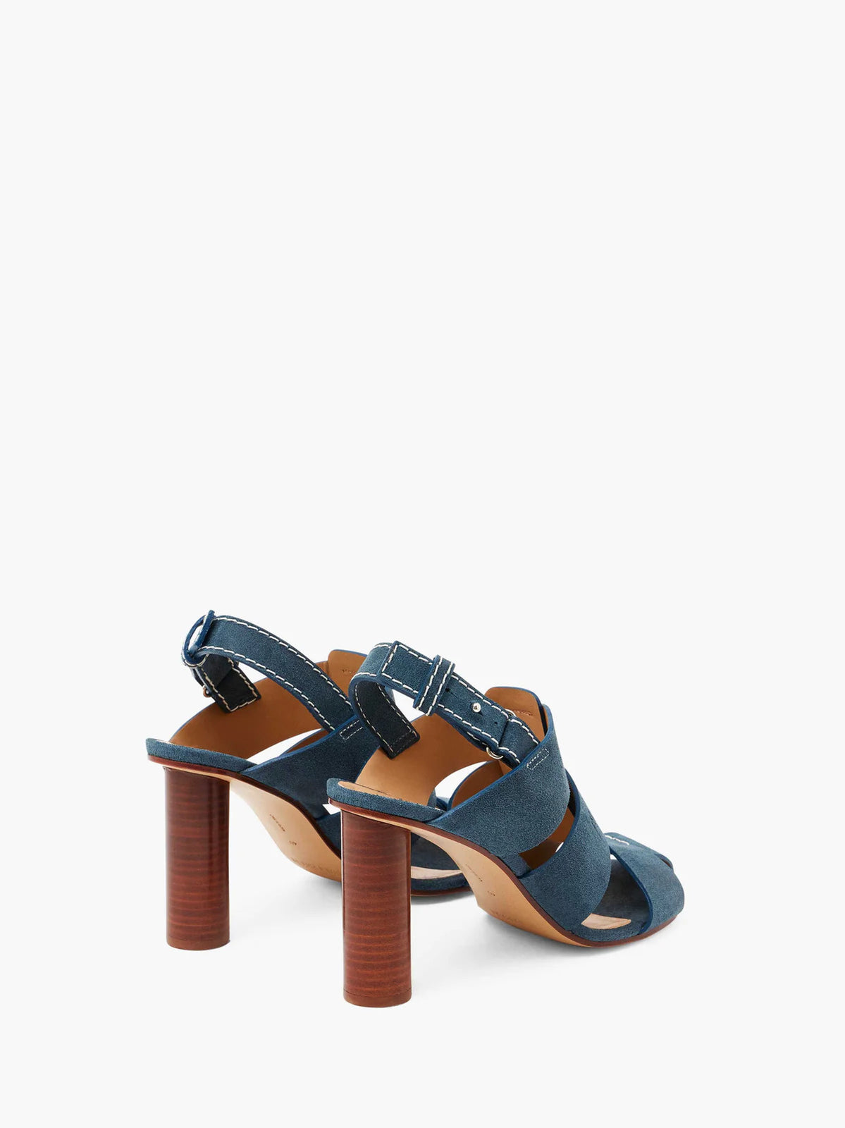 JW Anderson SUEDE HEELED FISHERMAN SANDALS