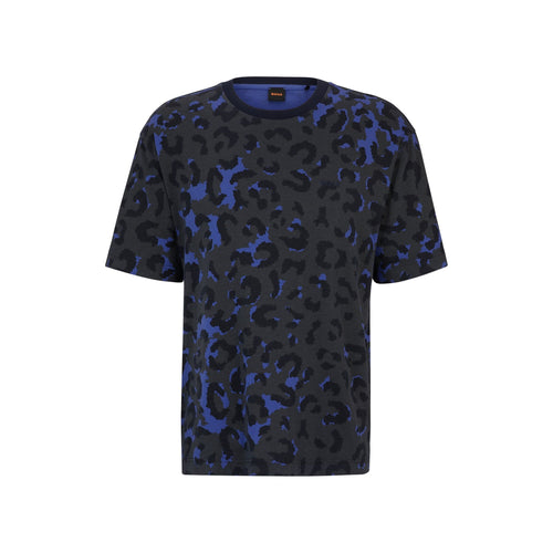 Load image into Gallery viewer, BOSS COTTON JERSEY T-SHIRT WITH ANIMAL MOTIF - Yooto
