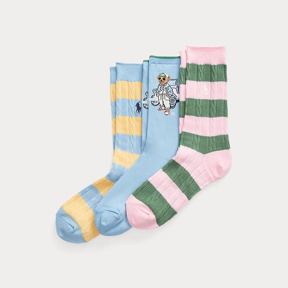 POLO RALPH LAUREN POLO BEAR CREW SOCK 3-PACK GIFT SET