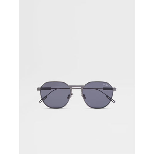 Load image into Gallery viewer, ZEGNA GUNMETAL METAL SUNGLASSES
