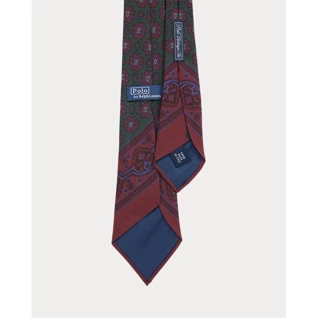 RALPH LAUREN Vintage-Inspired Silk Foulard Tie