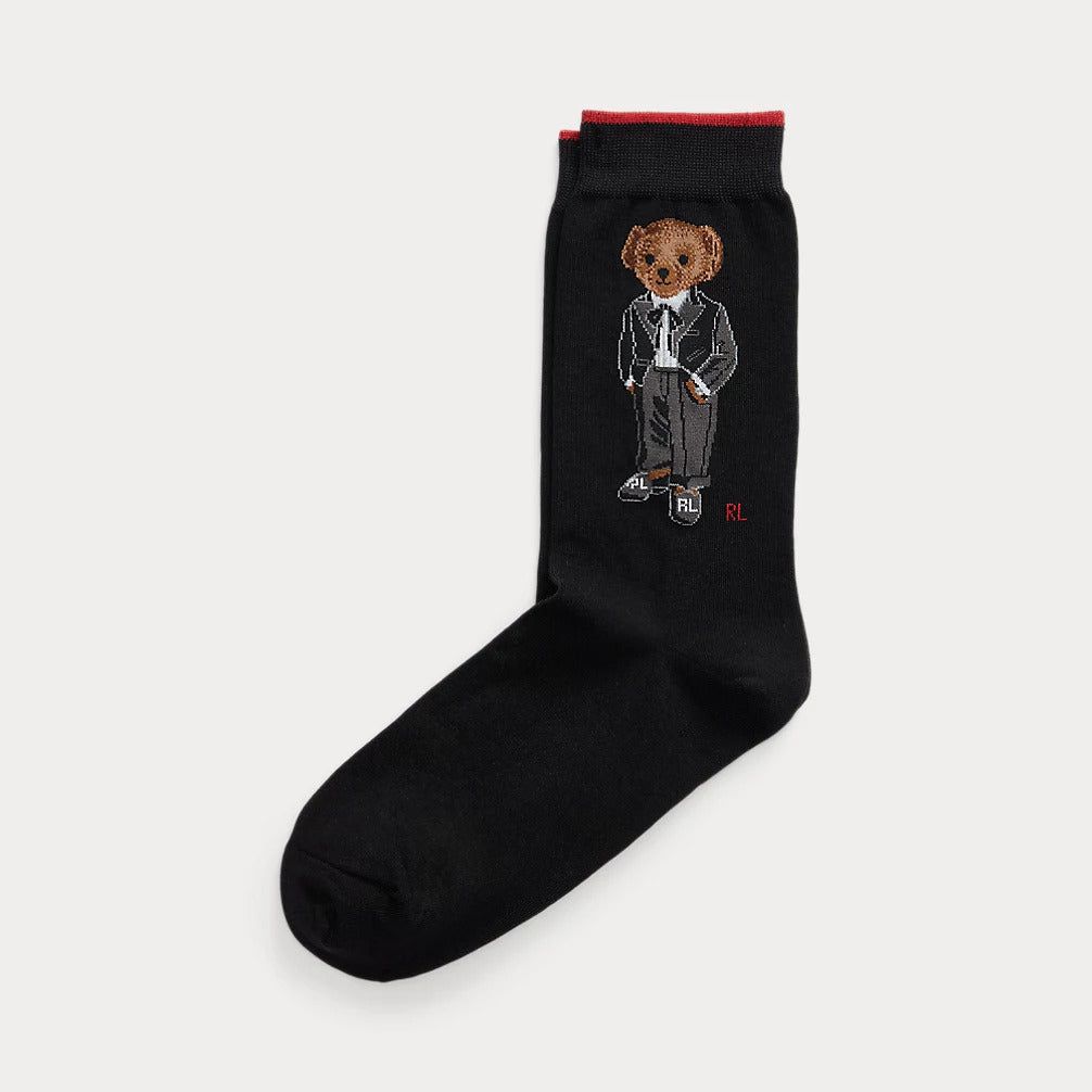 RALPH LAUREN Polo Bear Cotton-Blend Trouser Socks