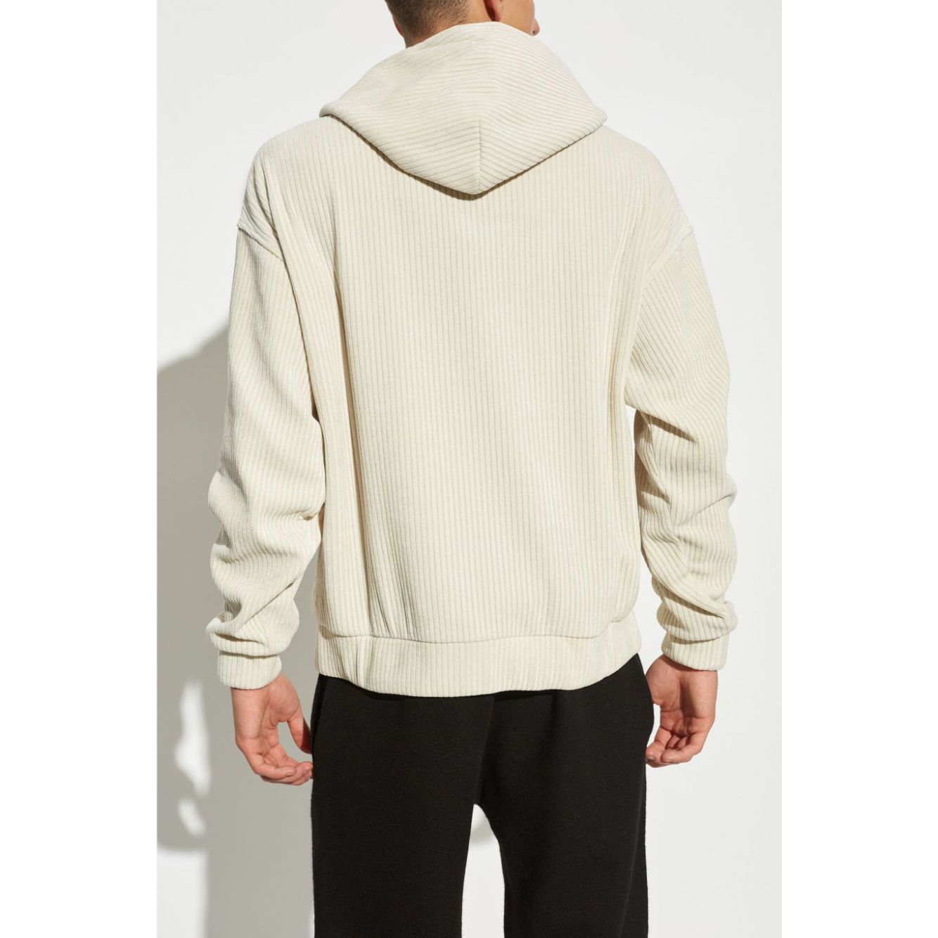 EMPORIO ARMANI corduroy hoodie