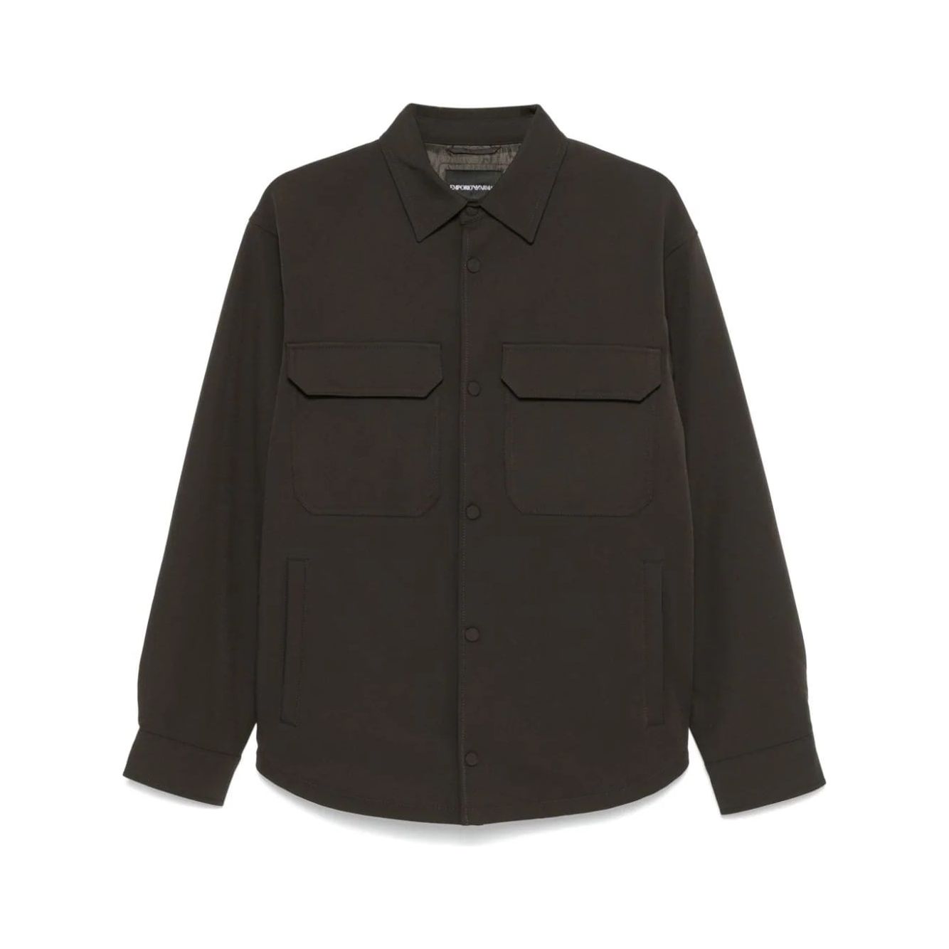 EMPORIO ARMANI button-up shirt jacket