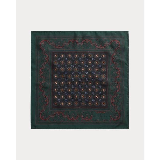 RALPH LAUREN Silk Foulard Pocket Square