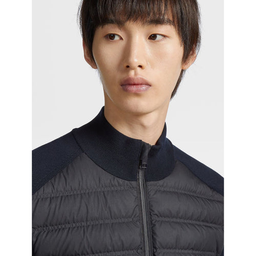 Load image into Gallery viewer, ZEGNA Navy Blue High Performance™ Wool Cardigan
