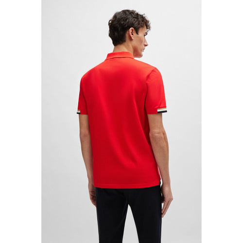 Load image into Gallery viewer, BOSS Polo shirt made of natural cotton with logo
