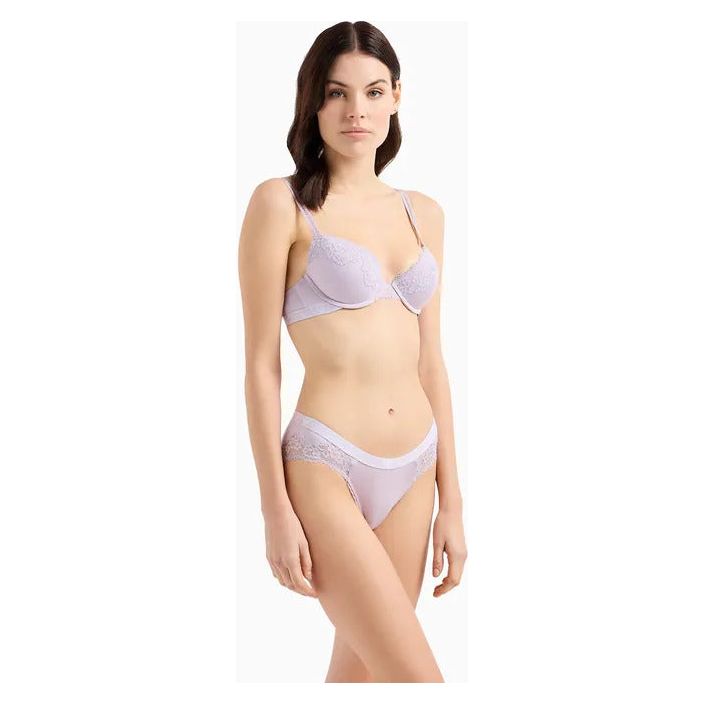 EMPORIO ARMANI ASV DREAMY LACE CERTIFIED VISCOSE PUSH-UP BRA