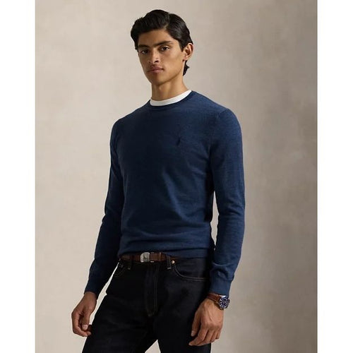 Load image into Gallery viewer, RALPH LAUREN Slim Fit Washable Wool Crewneck Jumper
