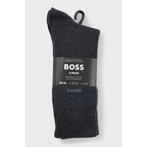 Load image into Gallery viewer, BOSS THREE-PACK OF REGULAR-LENGTH SOCKS IN STRETCH FABRIC
