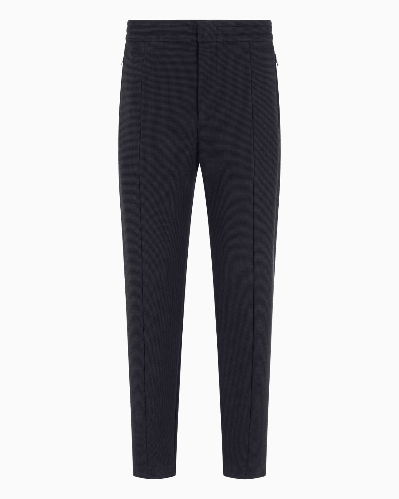 EMPORIO ARMANI Travel Essentials waffle jersey trousers