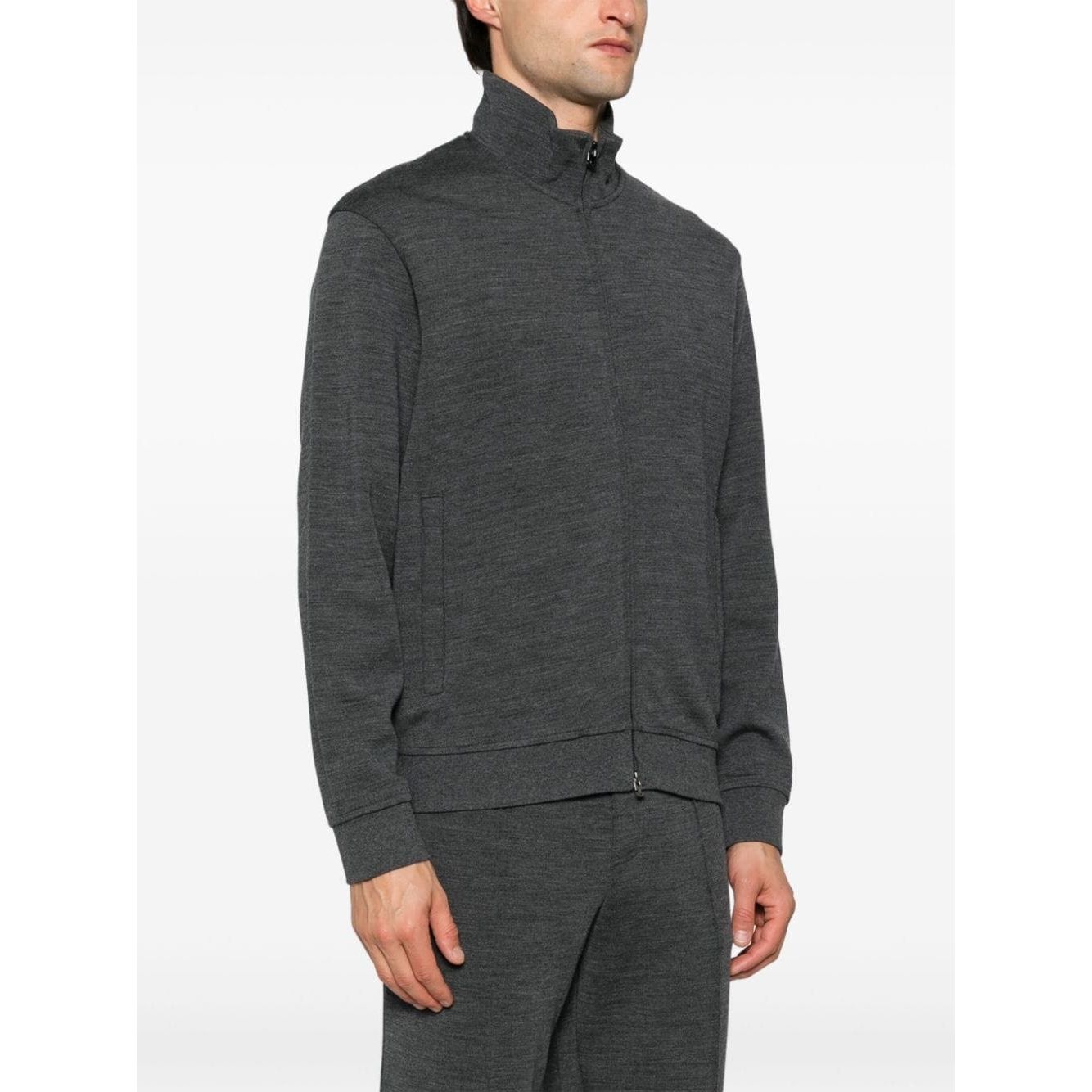 EMPORIO ARMANI zip-up sweatshirt