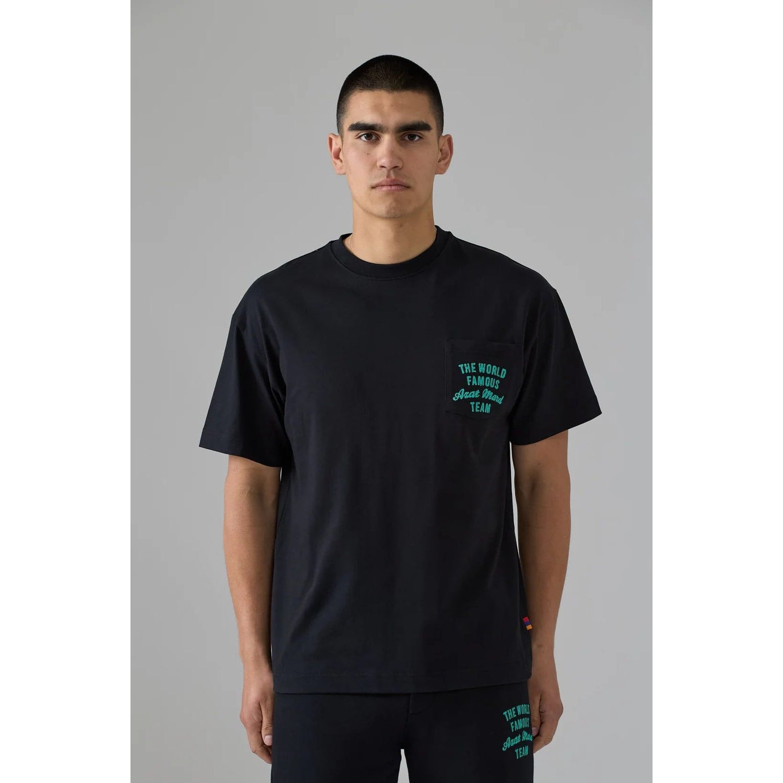 AZAT MARD WORLD FAMOUS AZAT MARD TEAM BLACK T-SHIRT