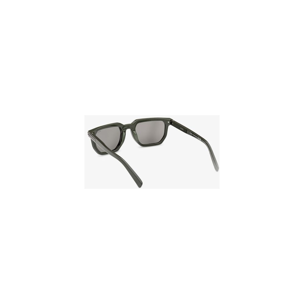 ZEGNA GREEN ACETATE SUNGLASSES