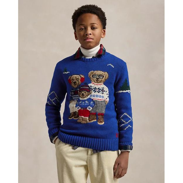 RALPH LAUREN Polo Bear Family Jumper