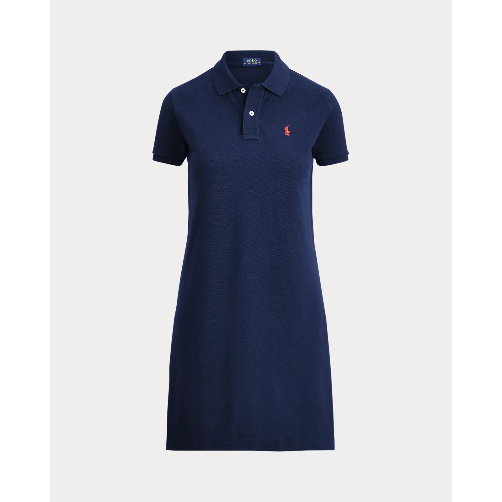 POLO RALPH LAUREN COTTON MESH POLO DRESS