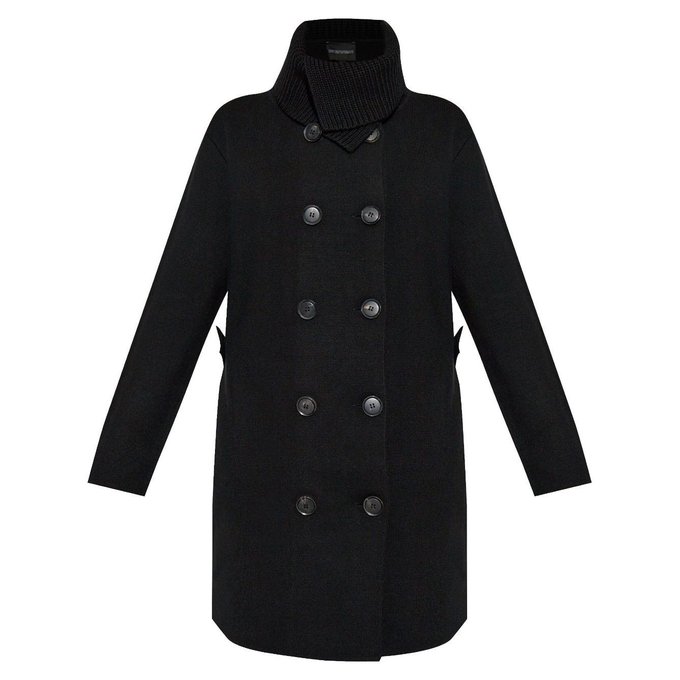 EMPORIO ARMANI double-breasted wool coat