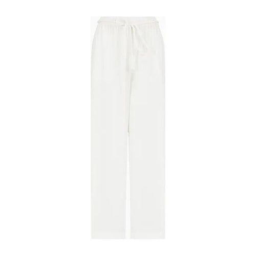 Load image into Gallery viewer, EMPORIO ARMANI ELASTICATED-WAIST TROUSERS WITH TUBULAR ARMURE-CRÊPE BELT - Yooto
