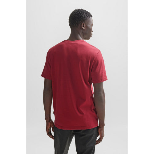 Load image into Gallery viewer, BOSS COTTON-JERSEY REGULAR-FIT T-SHIRT WITH SEASONAL ARTWORK - Yooto
