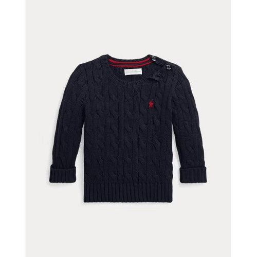 Load image into Gallery viewer, RALPH LAUREN Cable-Knit Cotton Jumper
