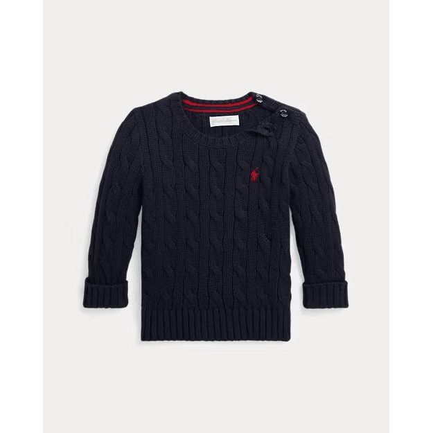 RALPH LAUREN Cable-Knit Cotton Jumper