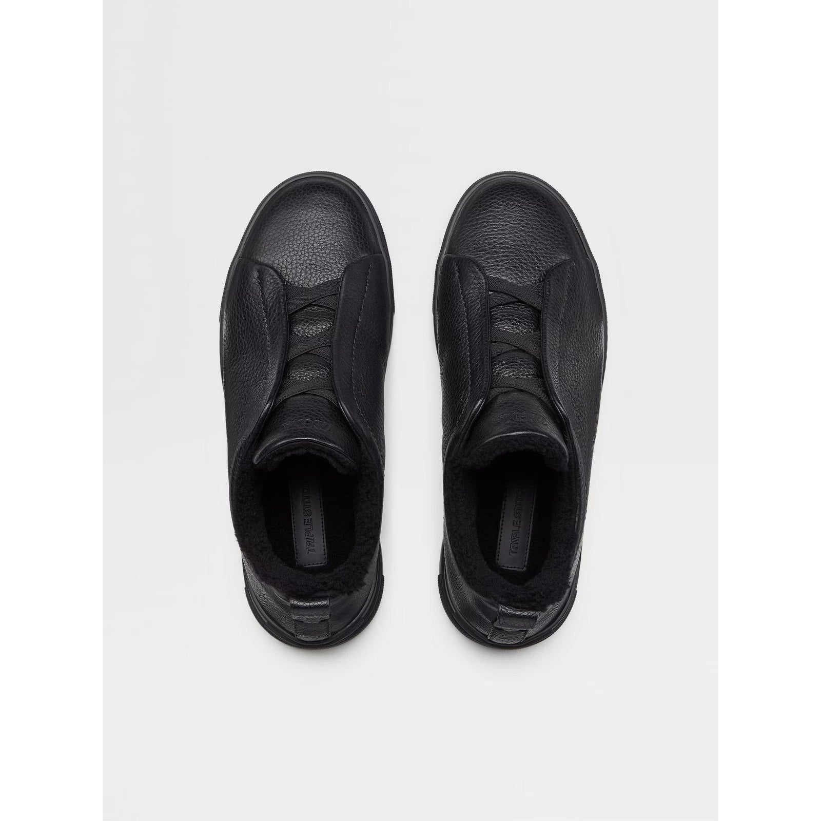 ZEGNA DEERSKIN TRIPLE STITCH™ SNEAKERS