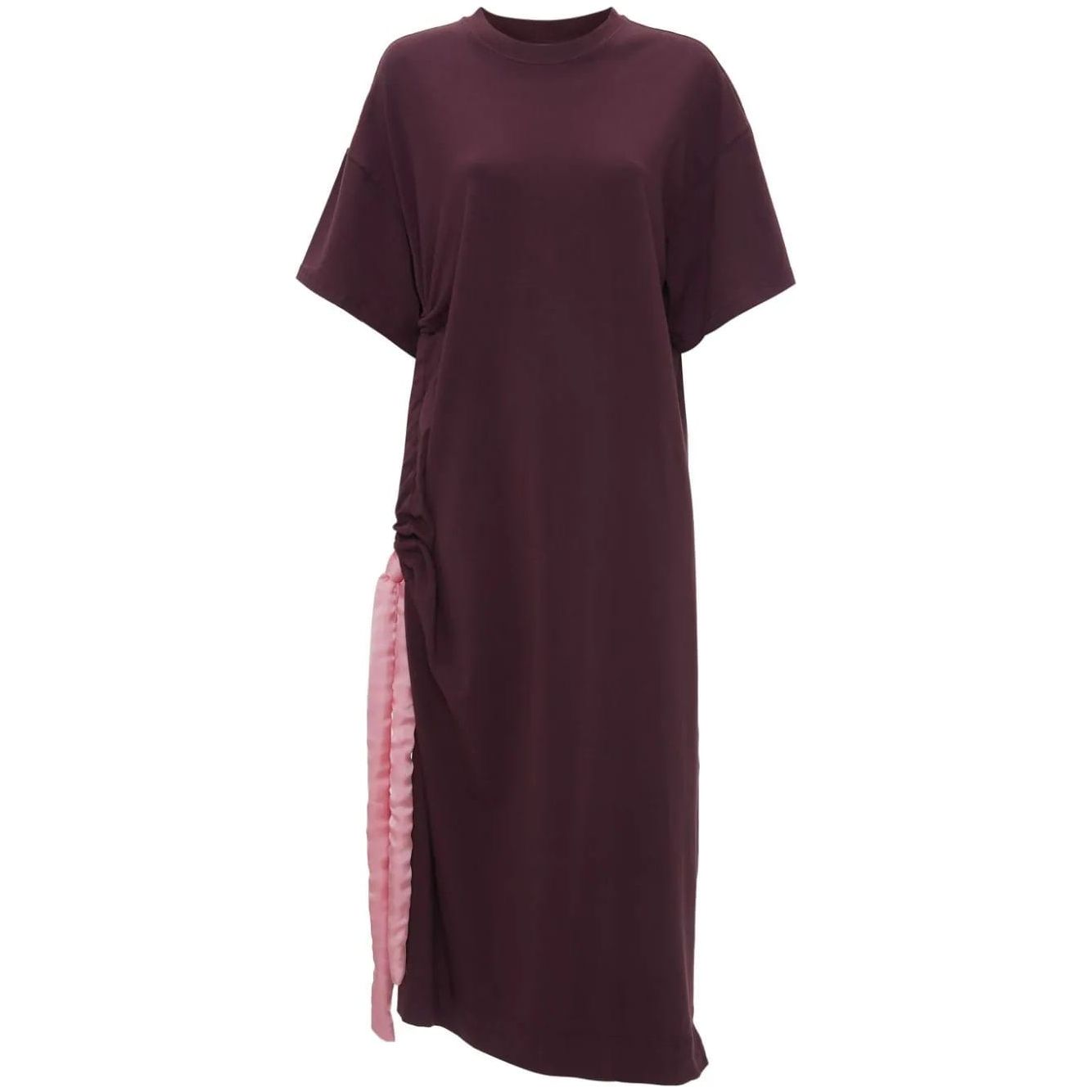 JW Anderson satin-tie T-shirt dress