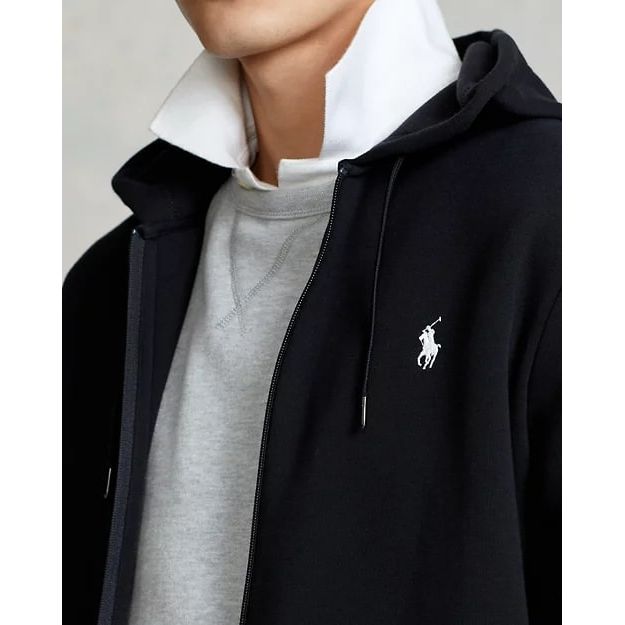 RALPH LAUREN Double-Knit Full-Zip Hoodie