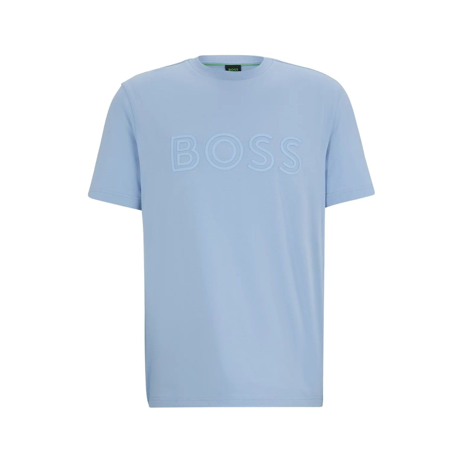 BOSS COTTON-JERSEY REGULAR-FIT T-SHIRT WITH LOGO ARTWORK