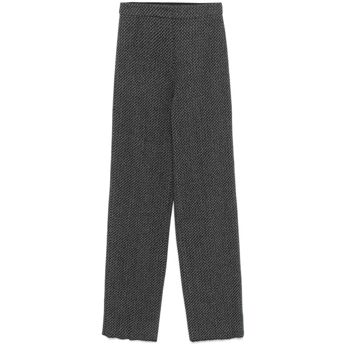 EMPORIO ARMANI pattern-jacquard trousers