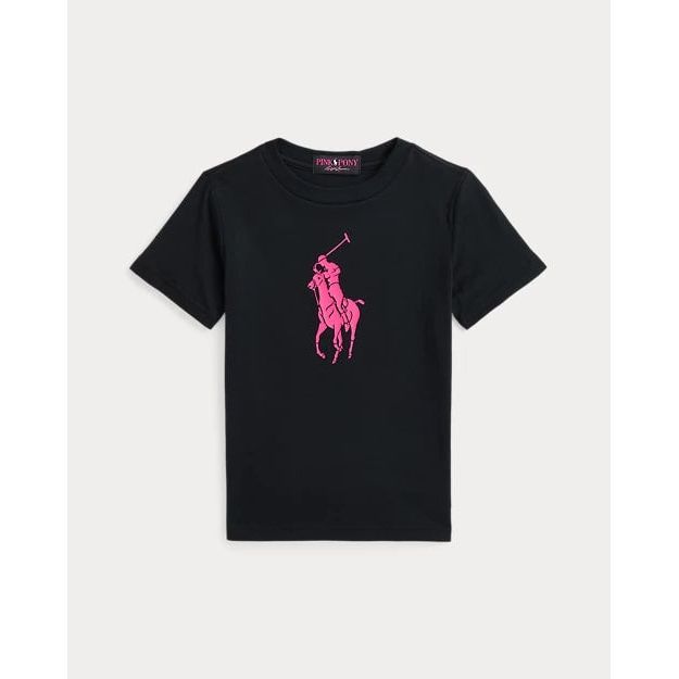 RALPH LAUREN Pink Pony Cotton Jersey Tee