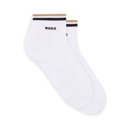 Load image into Gallery viewer, BOSS TWO-PACK OF SHORT-LENGTH SOCKS WITH SIGNATURE STRIPE - Yooto
