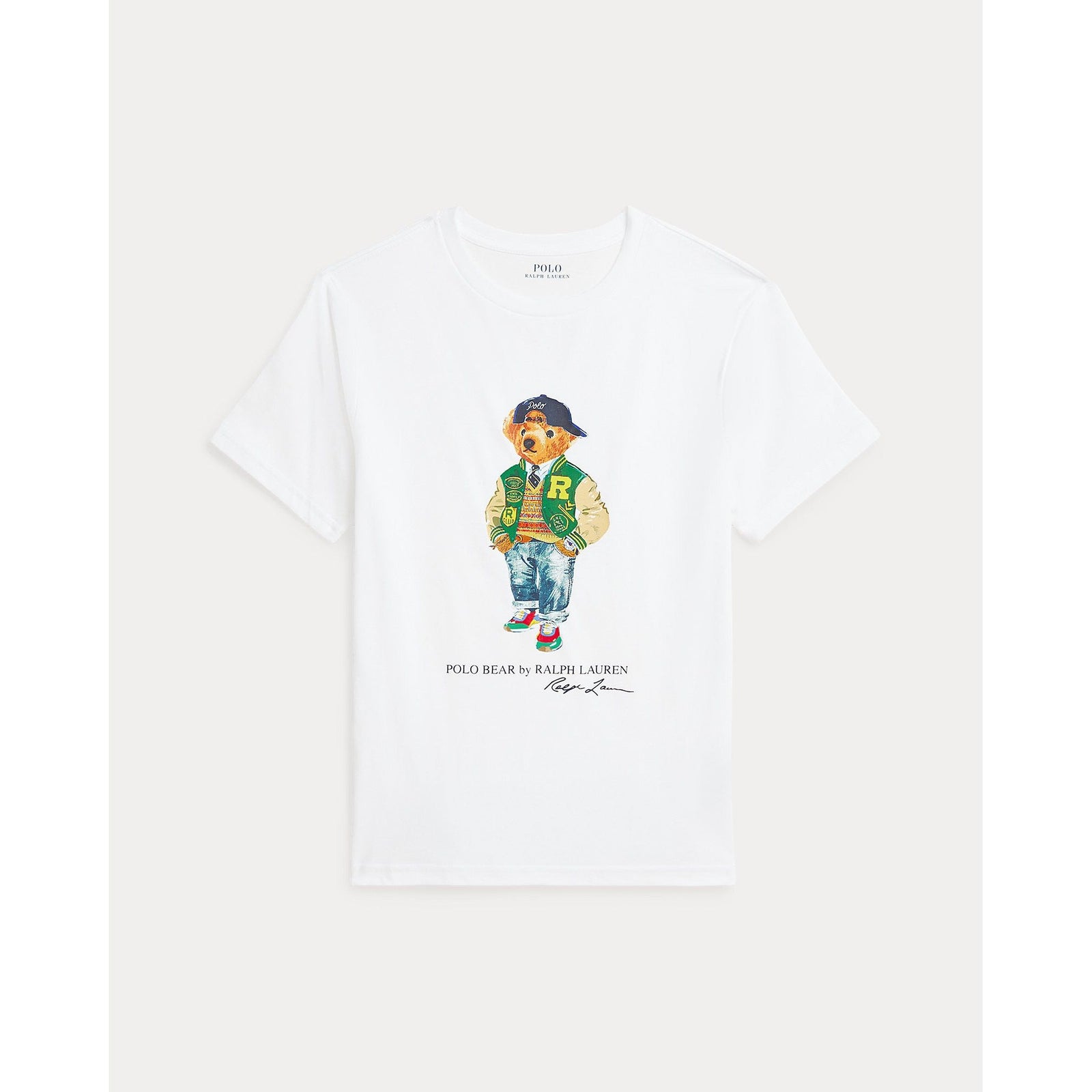 POLO RALPH LAUREN  POLO BEAR COTTON JERSEY T-SHIRT